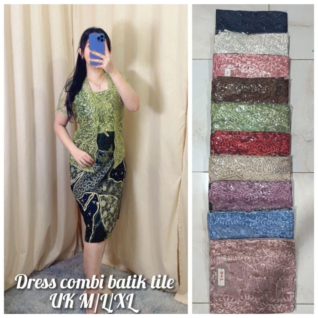 Dress BATIK ROMPI WANITA/DRESS ROMPI BATIK LENGAN PENDEK