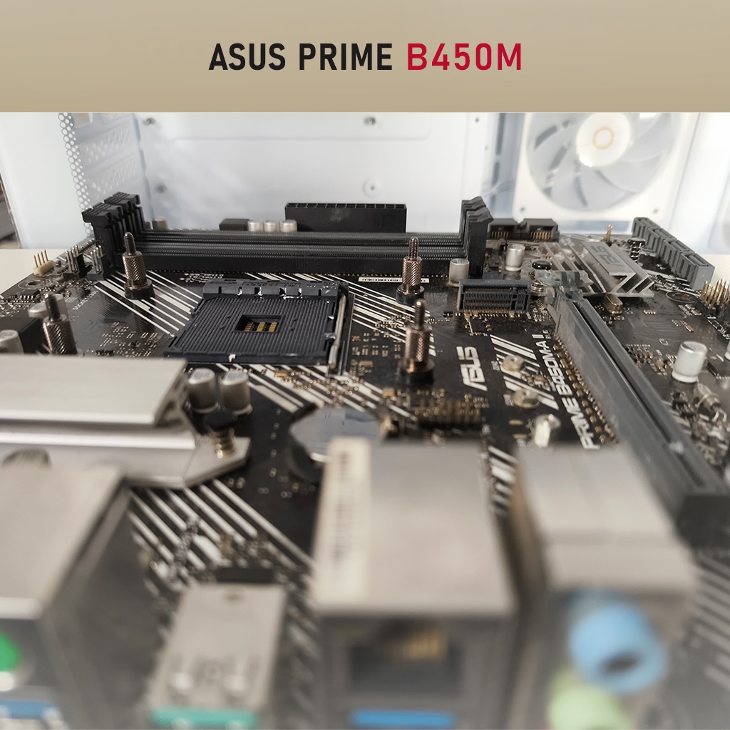 ASUS PRIME B450M-A II ATX DDR4 AM 4 Bekas (Secondhand) Motherboard ASUS Socket AM4