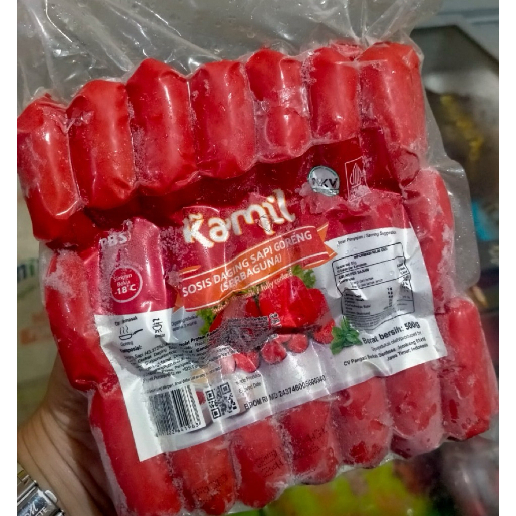 sosis sapi kamil merah premium