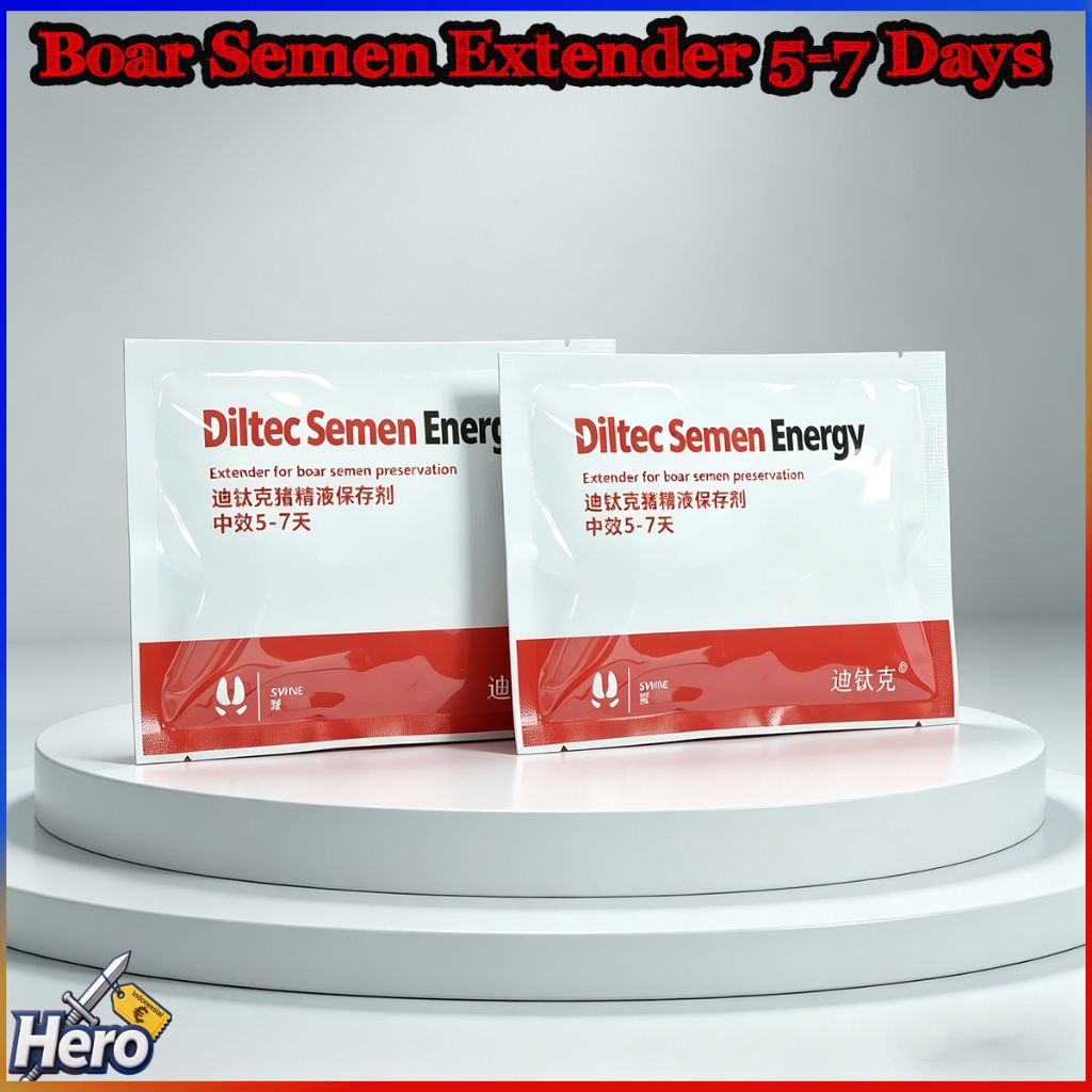 Pengencer Semen Babi 50g Semen Booster 5-7 Hari Long Term Nutrisi Buffer Anti Dingin Tingkatkan Angk