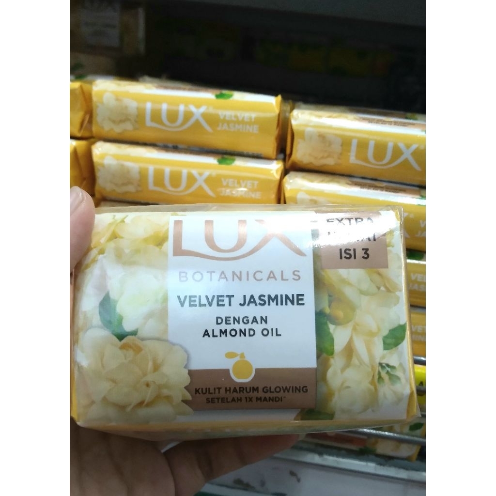 Sabun Batang LUX Velvet Jasmine 3x100 gr
