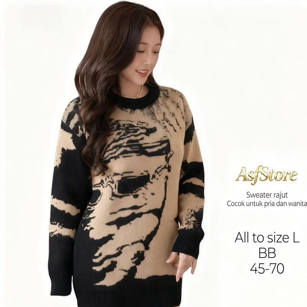 RAJUT TEBAL DAN LEMBUT - COCOK UNTUK PRIA & WANITA STATPEX - SWEATER - ASF