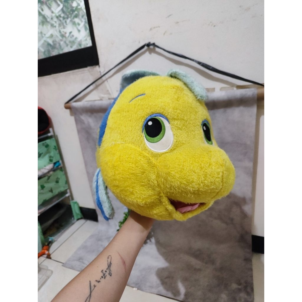 Boneka Disney Flounder Little Mermaid Ariel Disney