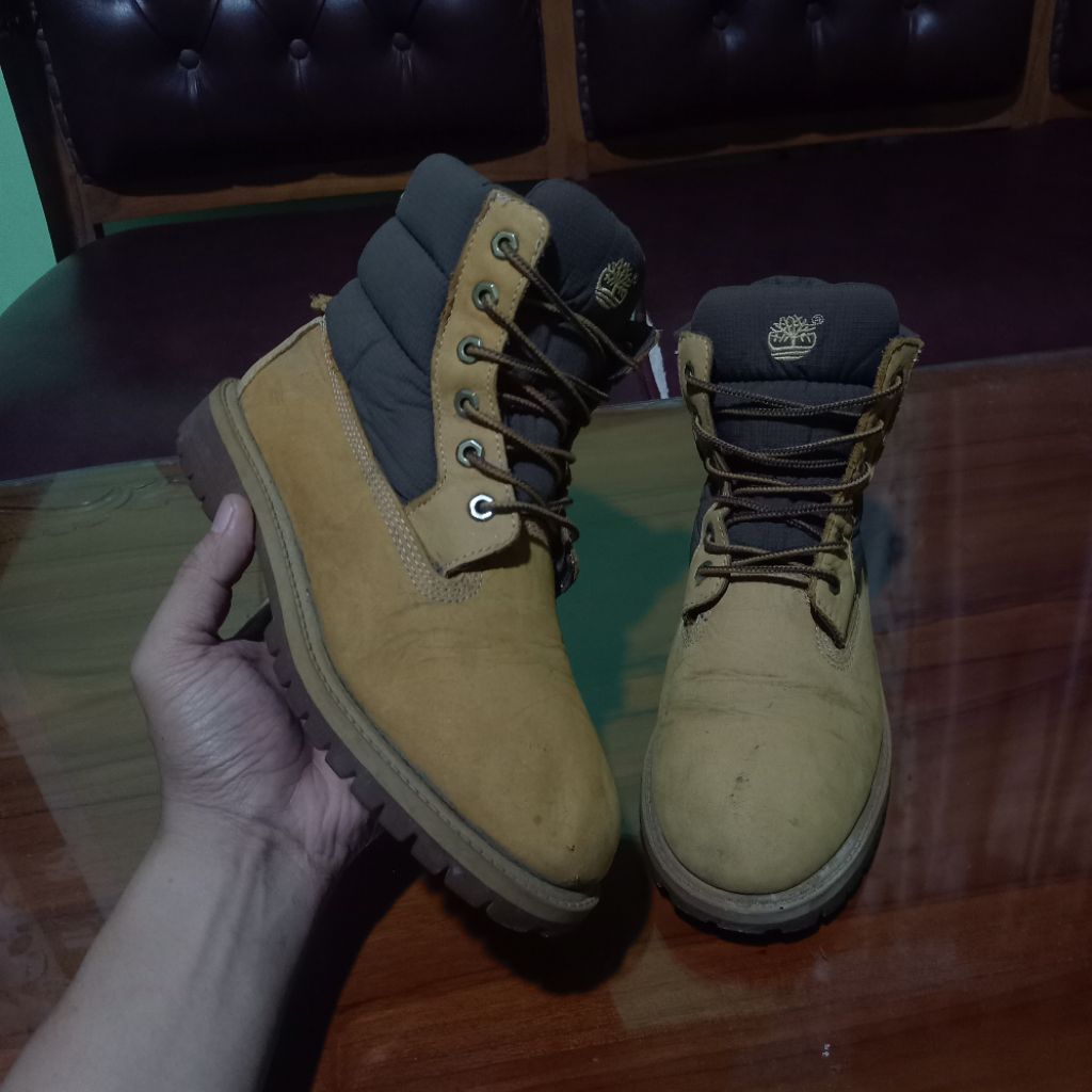 TIMBERLAND ROLLTOP SEPATU BOOTS PRIA WANITA SECOND BRANDED