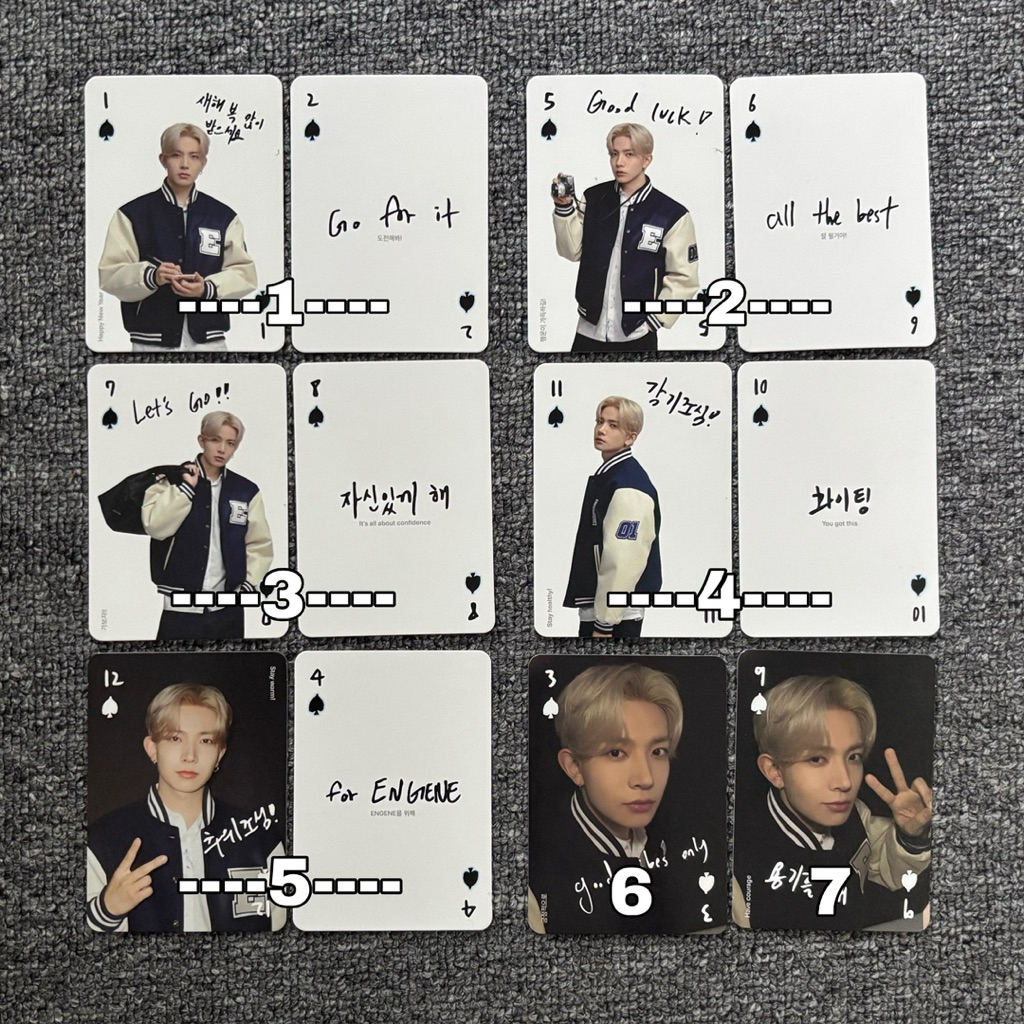 [READY STOCK] OFFICIAL PC GGU GGU 2026 ENHYPEN HEESEUNG SUNGHOON SUNOO