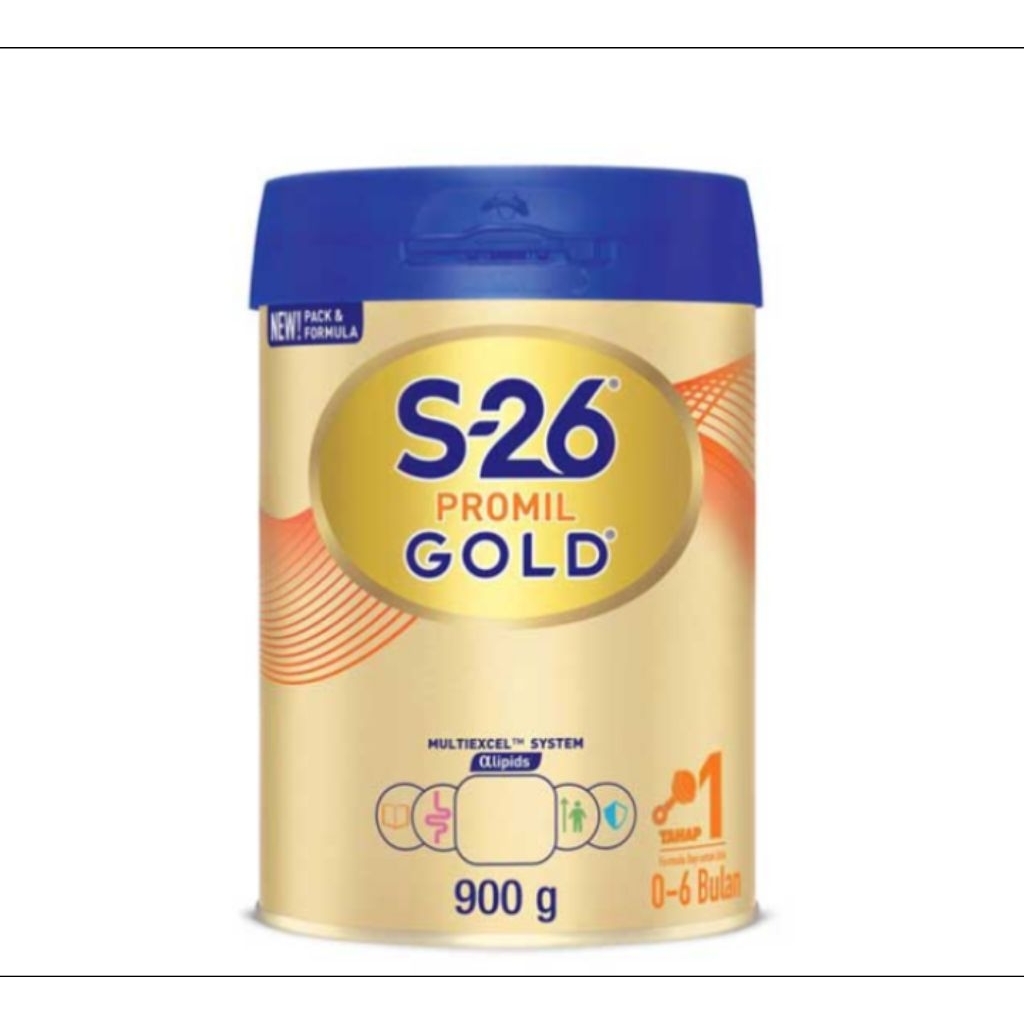 S-26 Gold Tahap 1 Susu Formula 0-6 Bulan 900 gr