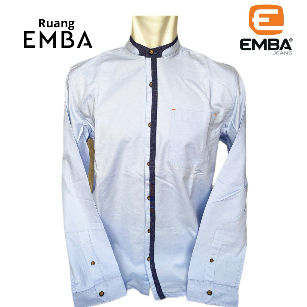 EMBA - Koko EMBA Lengan panjang warna Blue Sky
