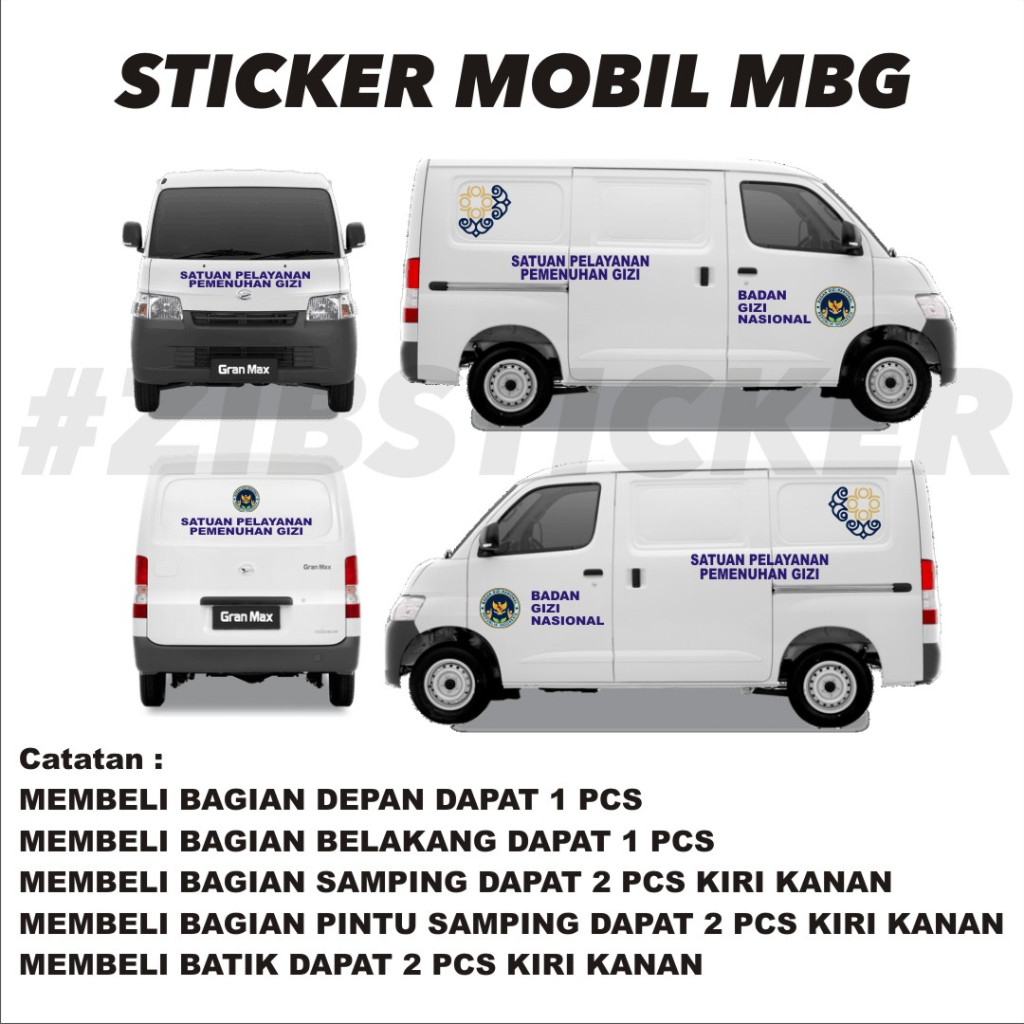 STICKER MOBIL MBG