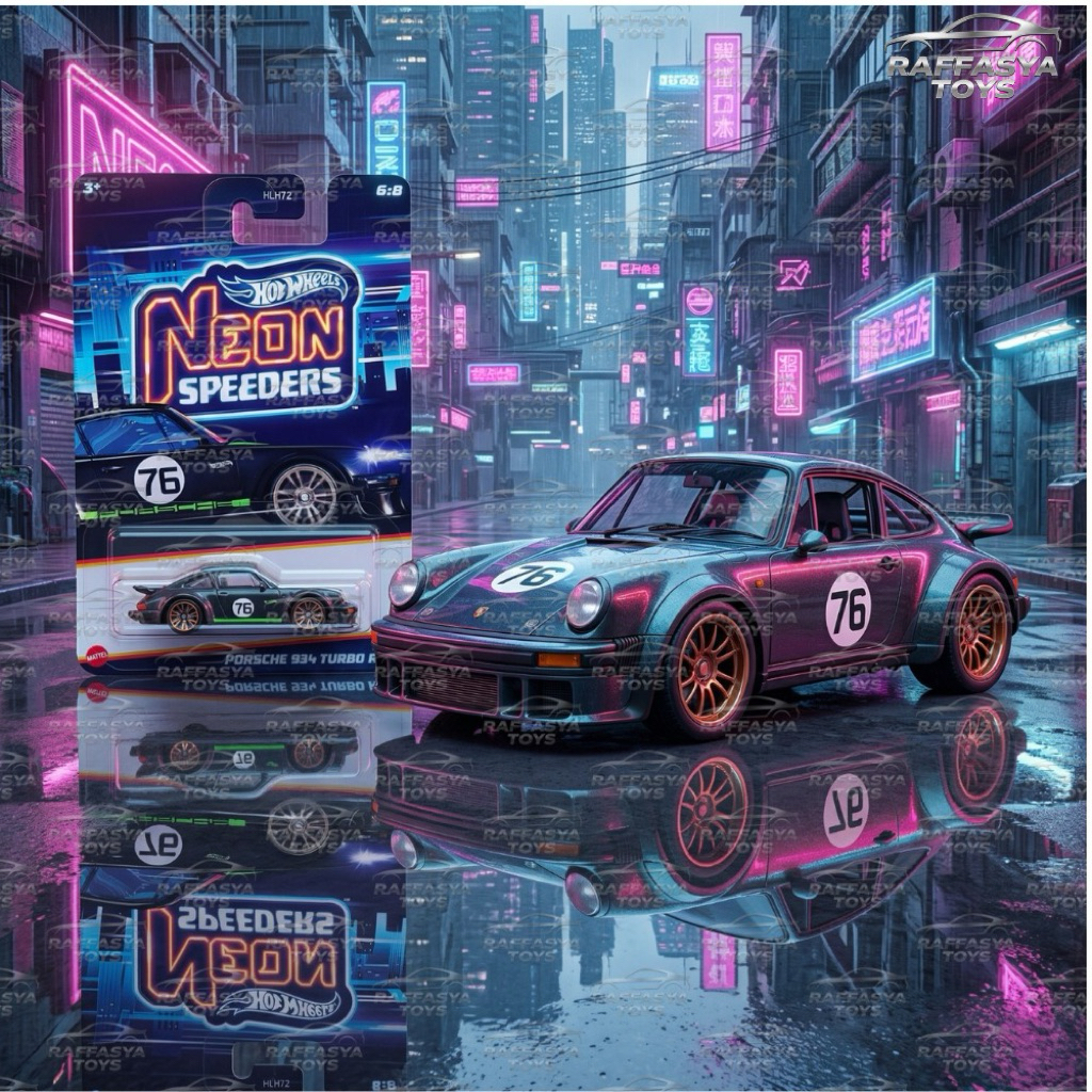 Hot Wheels Porsche 934 Turbo RSR Neon Speeders