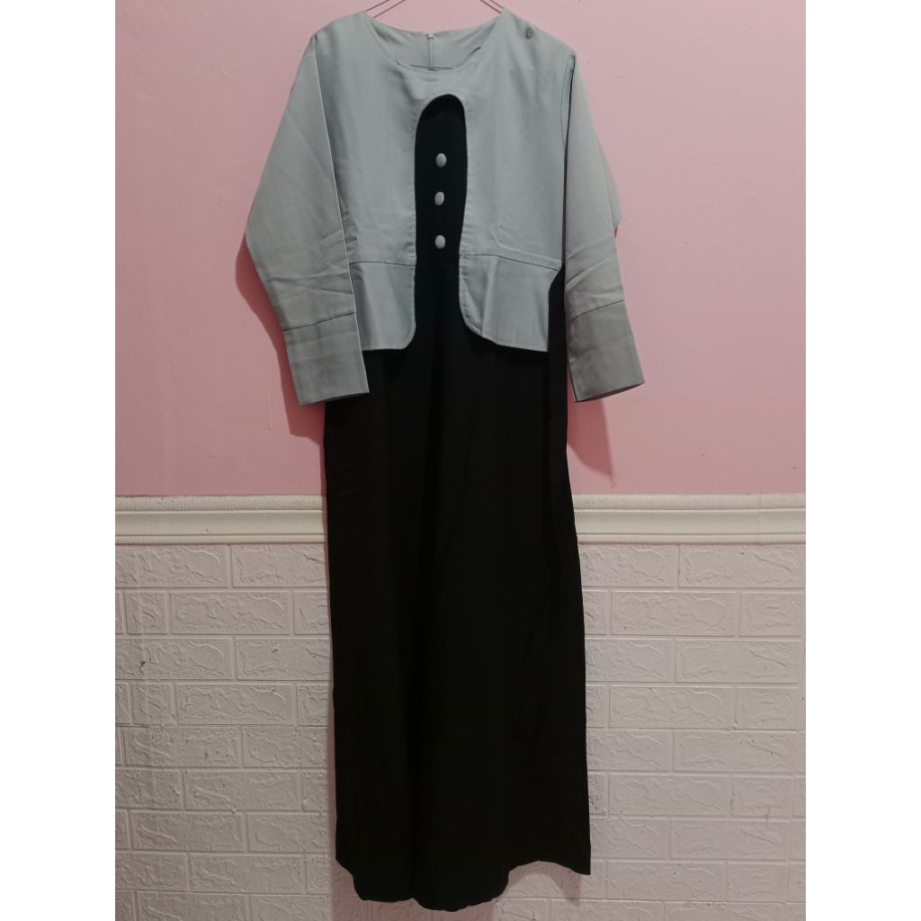 pl gamis hitam abu