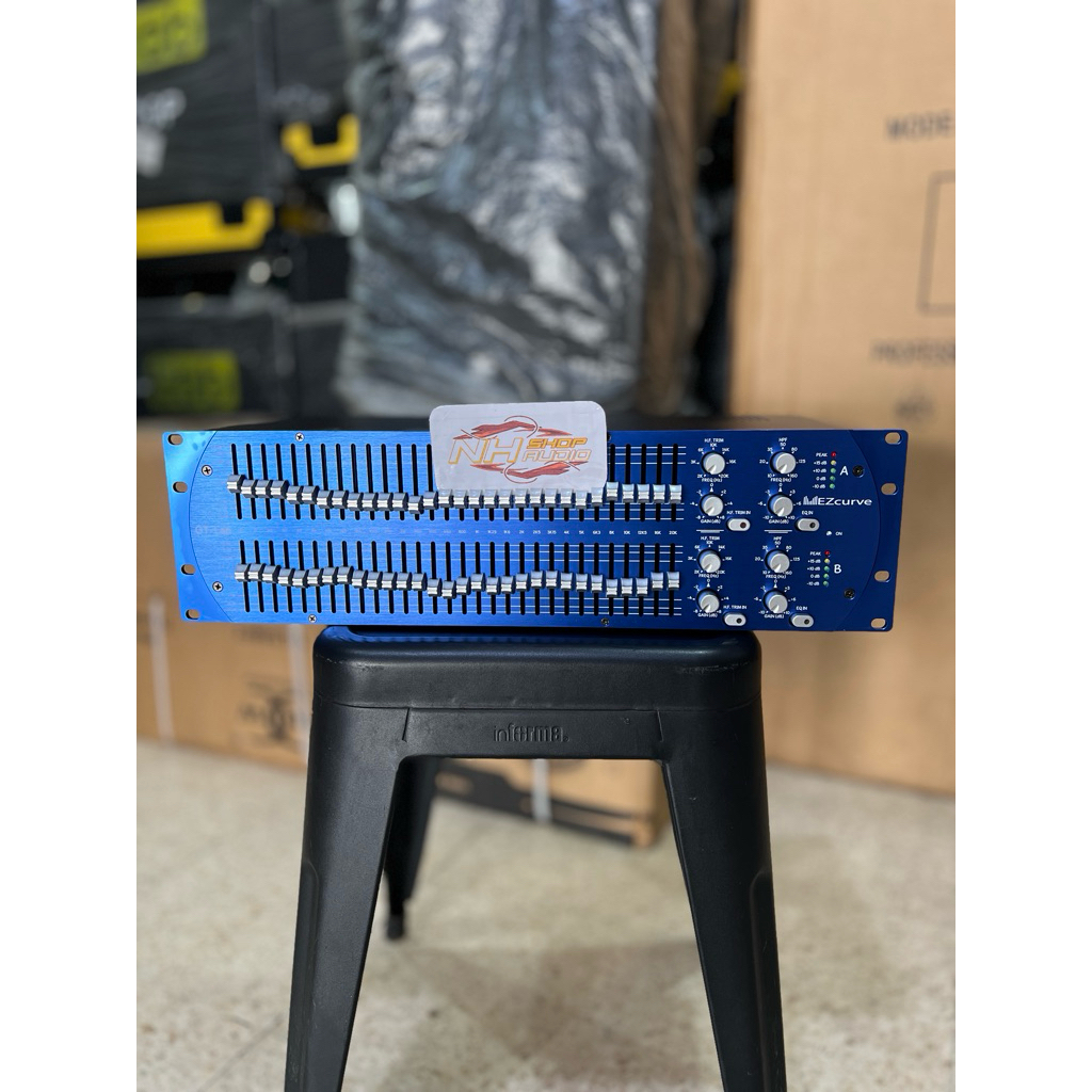 Equalizer Gtlab EZCurve 3U plus SUB MACRO QA Electronic By RDW EZCurve EZ Curve MAKRO Original 2 x 3