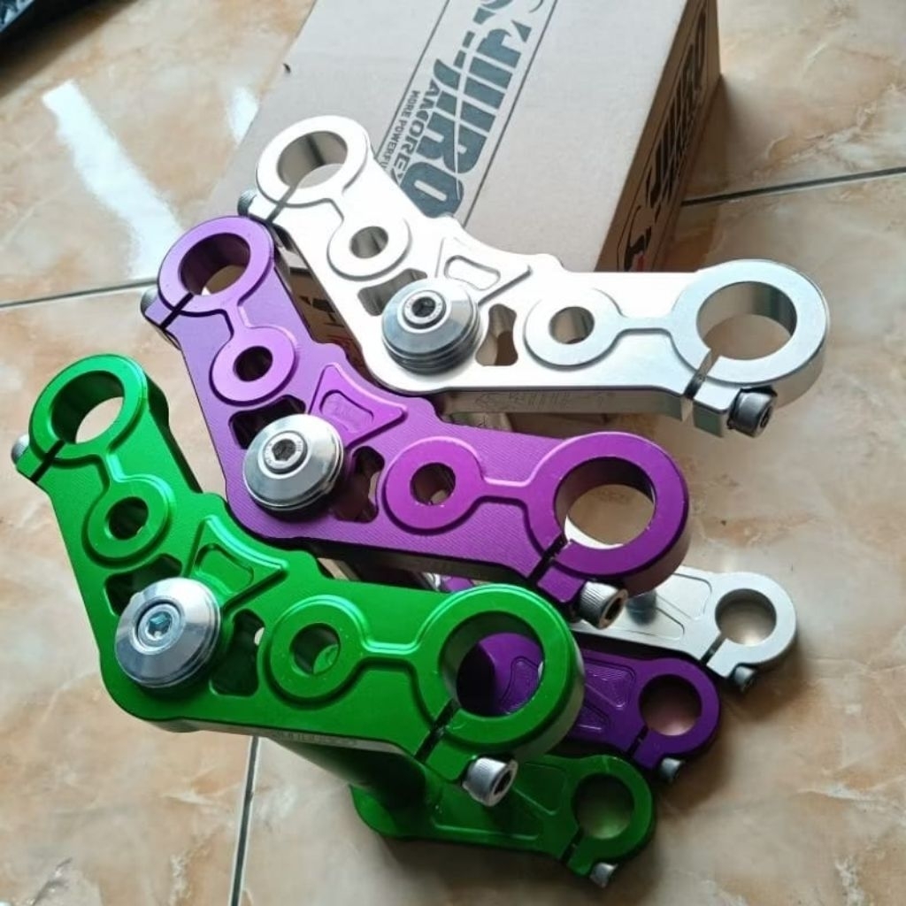 Ready stok Segitiga atas bawah herex cb gl tiger 13 cm rangka modif