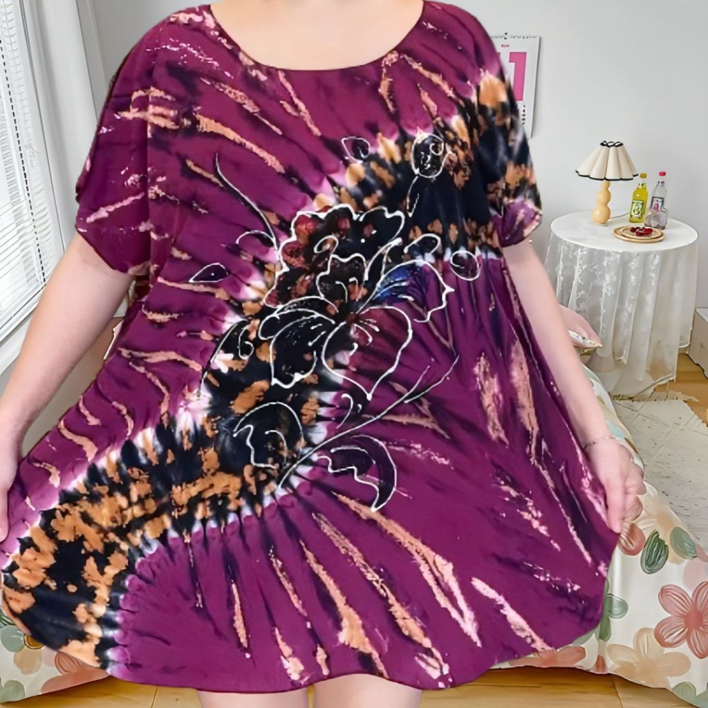 baju wanita LD 141 CM big size 4XL blouse/blus jumbo baju cewek/wanita size jumbo atasan jumbo wanit