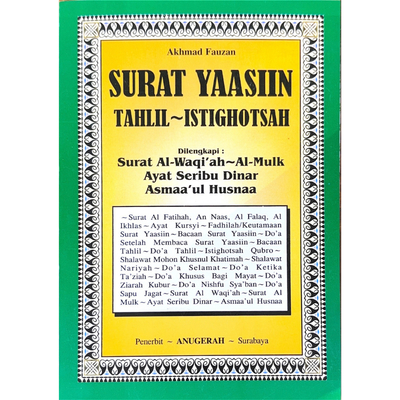 Ecer dan Grosir Buku Yasin Tahlil Istighosah Arab Latin Terjemah Lengkap + Doa - 14x21cm, Soft Cover