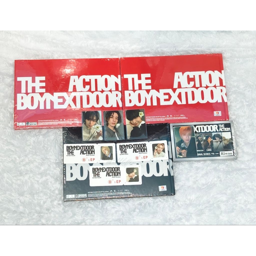 ALBUM BOYNEXTDOOR THE ACTION SEALED POB WVG FRAME VER RIWOO TAESAN LEEHAN MYUNG JAEHYUN