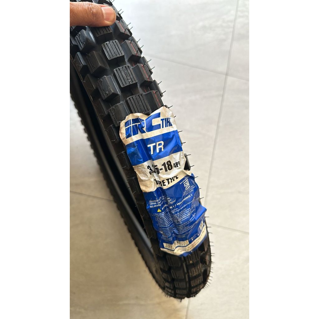 BAN LUAR SEMI TRAIL TRIAL TR MERK IRC 18 21 1821 KLX 150 CRF 150 TS 125 DUALPURPOSE SUPERMOTOM