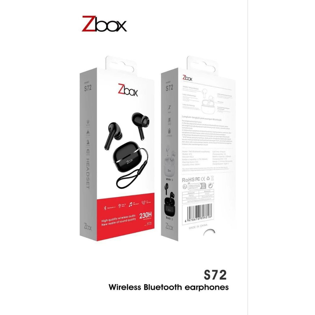 HF BT TWS ZBOX S72