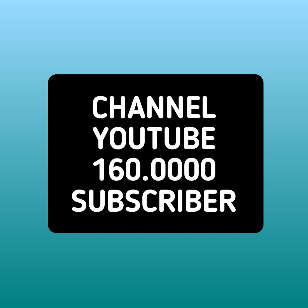 Channel YouTube 160.000 Subscriber