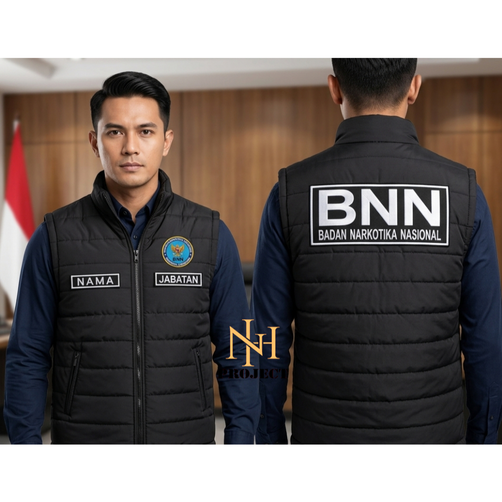 Rompi BNN Vest BUMN Rompi Vest Puffer Gelembung Custom