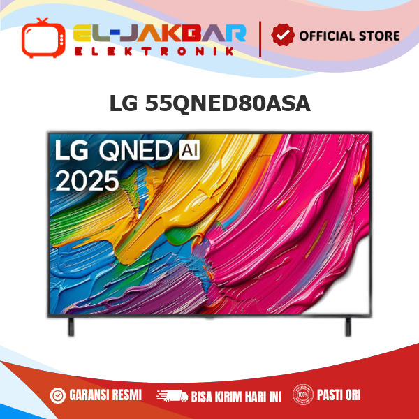 LG 55QNED80ASA 4K SMART TV AI PROCESSOR 4K GEN 8 2025