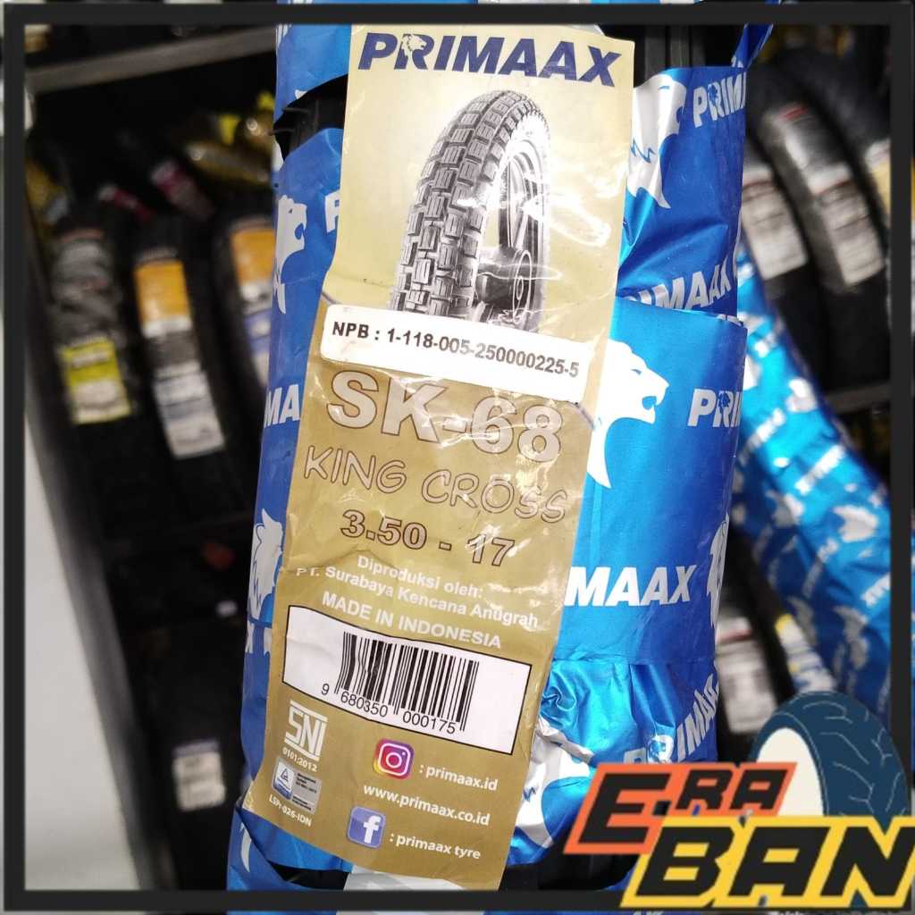 BAN LUAR PRIMAAX SK68 KING CROSS 350 RING 17 TUBETYPE
