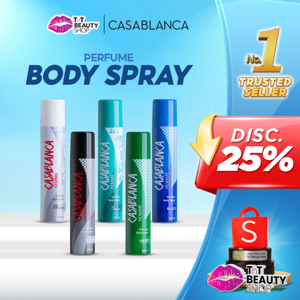 CASABLANCA PERFUME BODY SPRAY SERIES | Casablanca Femme Body Spray 65ml | Casablanca Perfume Body Sp