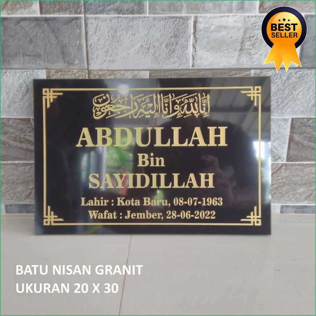 BATU NISAN GRANIT 30X20