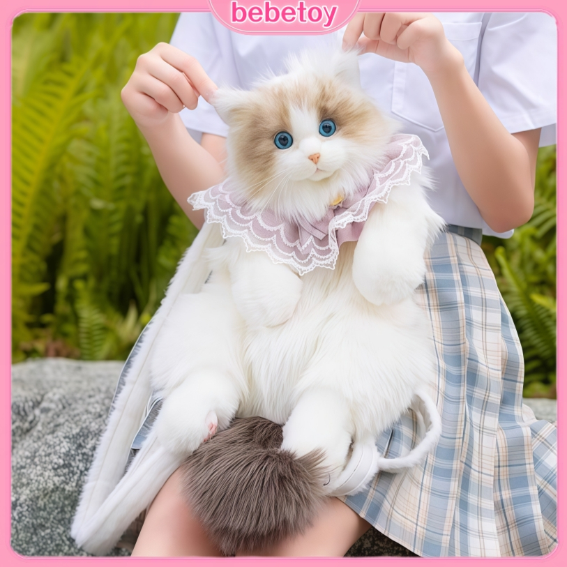 READY Tas Ransel Kucing Lucu Tas Import Korea Tas Ransel Plush Boneka Tas Boneka Kucing Ragdoll Simu