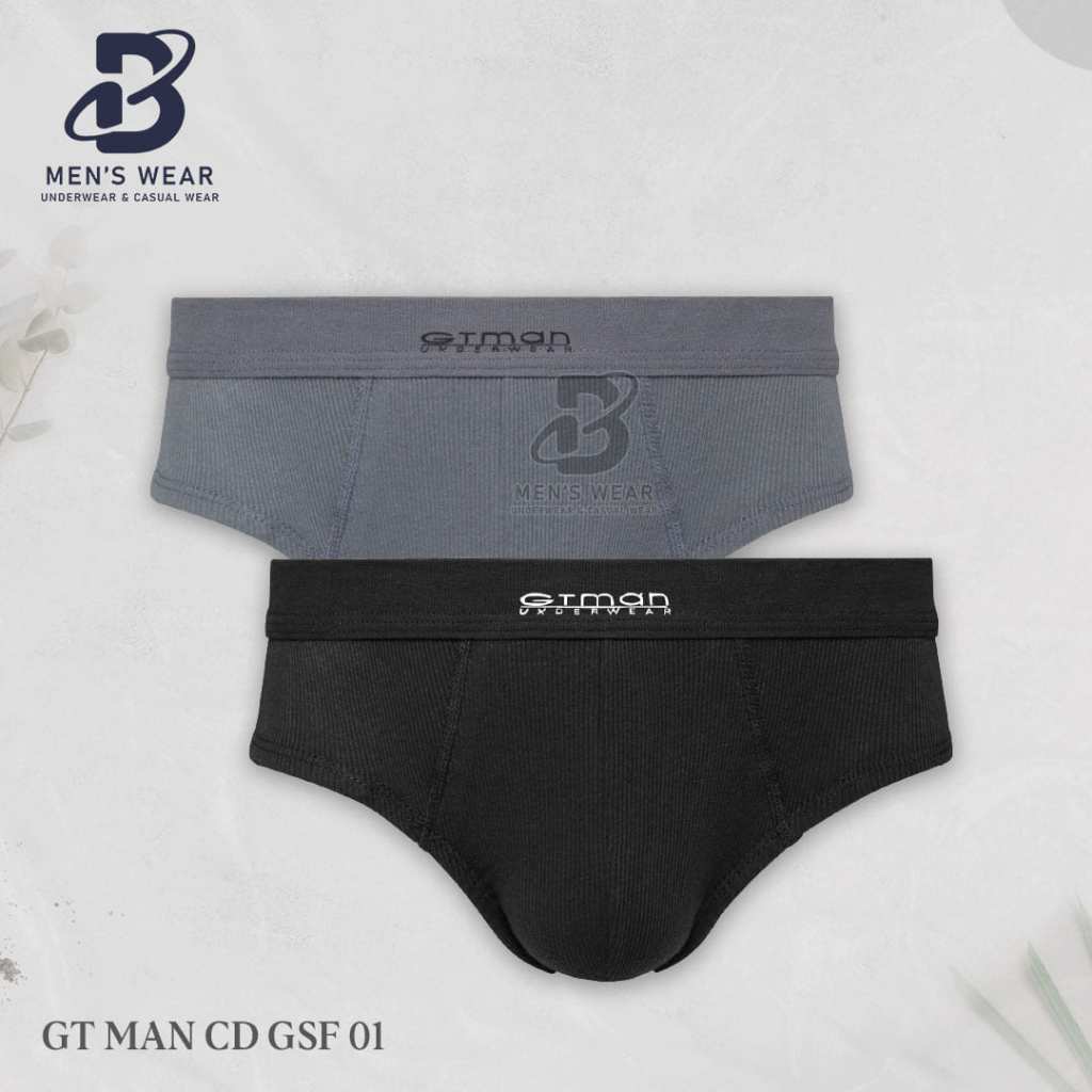 [Browear] GT Man Celana Dalam Underwear Brief Pria Mini Spandex GSF 01 GSF01 | Katun | M L XL
