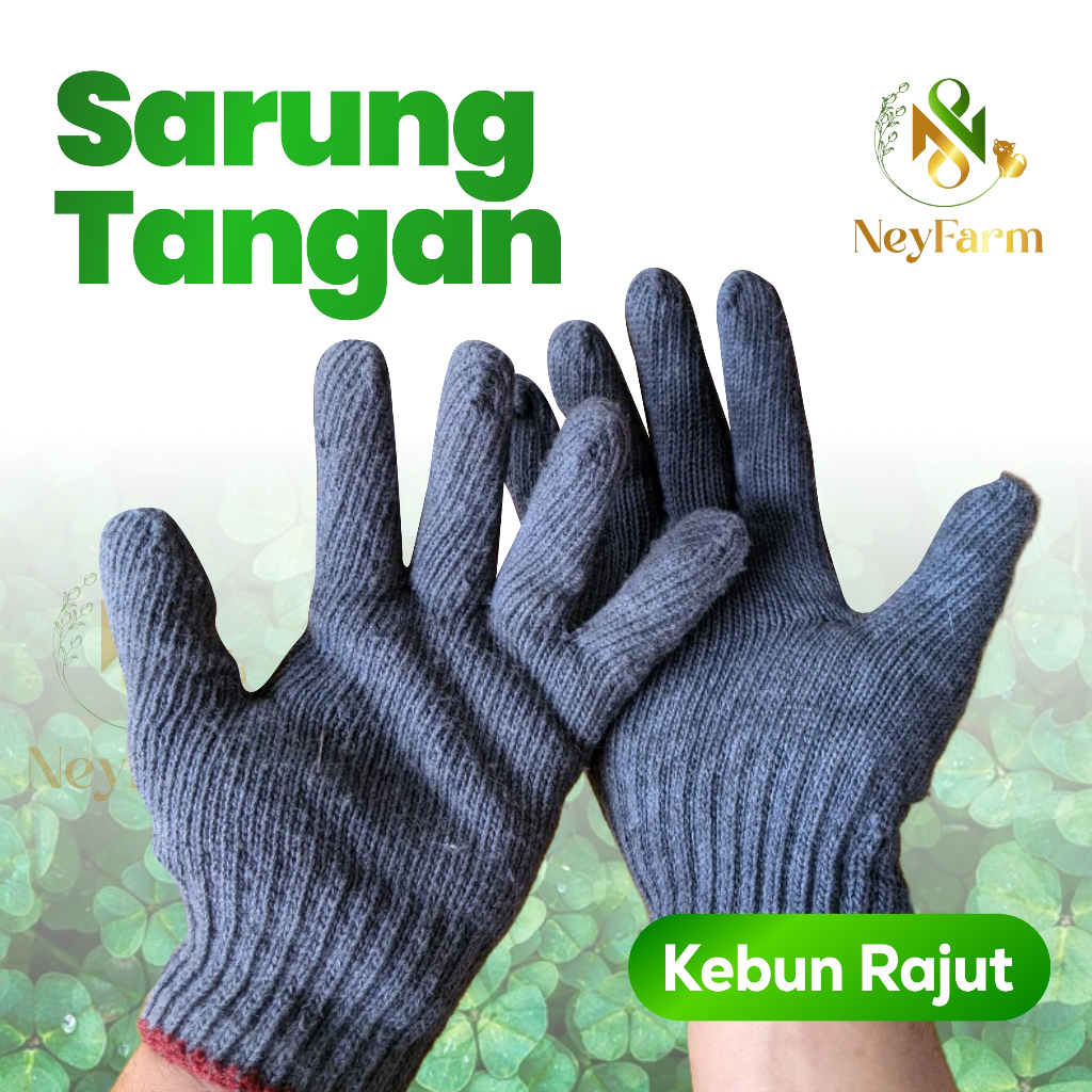 Sarung Tangan Berkebun Rajut Untuk Melindungi Tangan Saat Berkebun