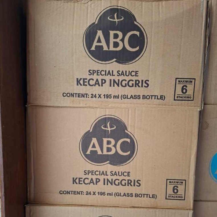DUS ABC Kecap Inggris (195 ml X 24 Pcs) Bumbu Perendam Daging Worcestershire Sauce Botol Serbaguna 1
