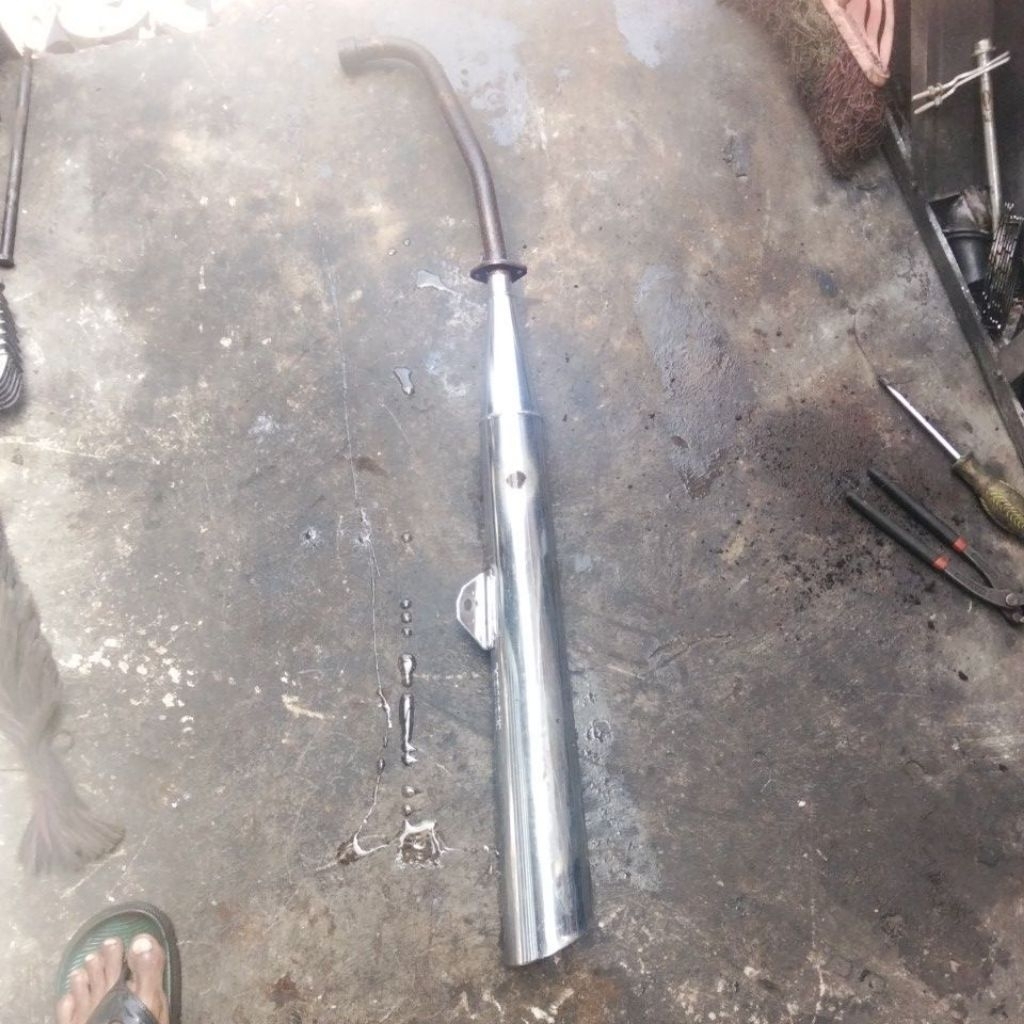 KNALPOT ORIGINAL HONDA SUPRA FIT NEW/FIT X YUTAKA