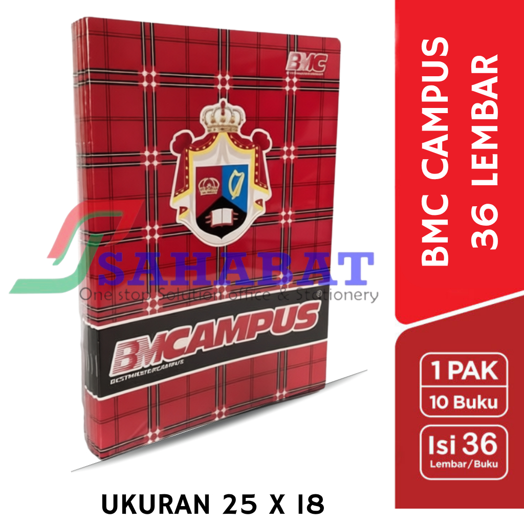 BMC CAMPUS 36 LEMBAR / BUKU TULIS / BUKU CAMPUS