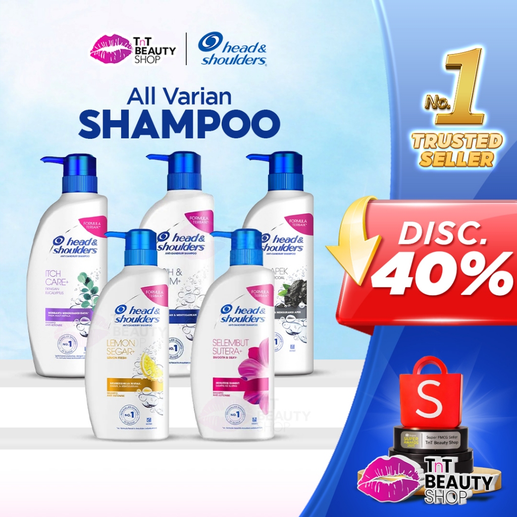 Head & Shoulders Shampoo 400ml - 680ml Series  | TnT Beauty Shop