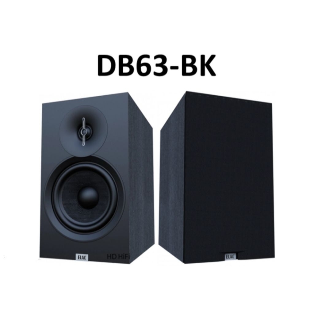 Elac Debut 3.0 B6.3 bookshelf speaker pasif- Hitam