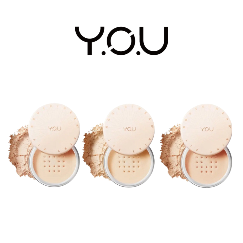 YOU NoutriWear+ Airy Fit Loose Powder | bedak tabur | Loose powder | bedak you