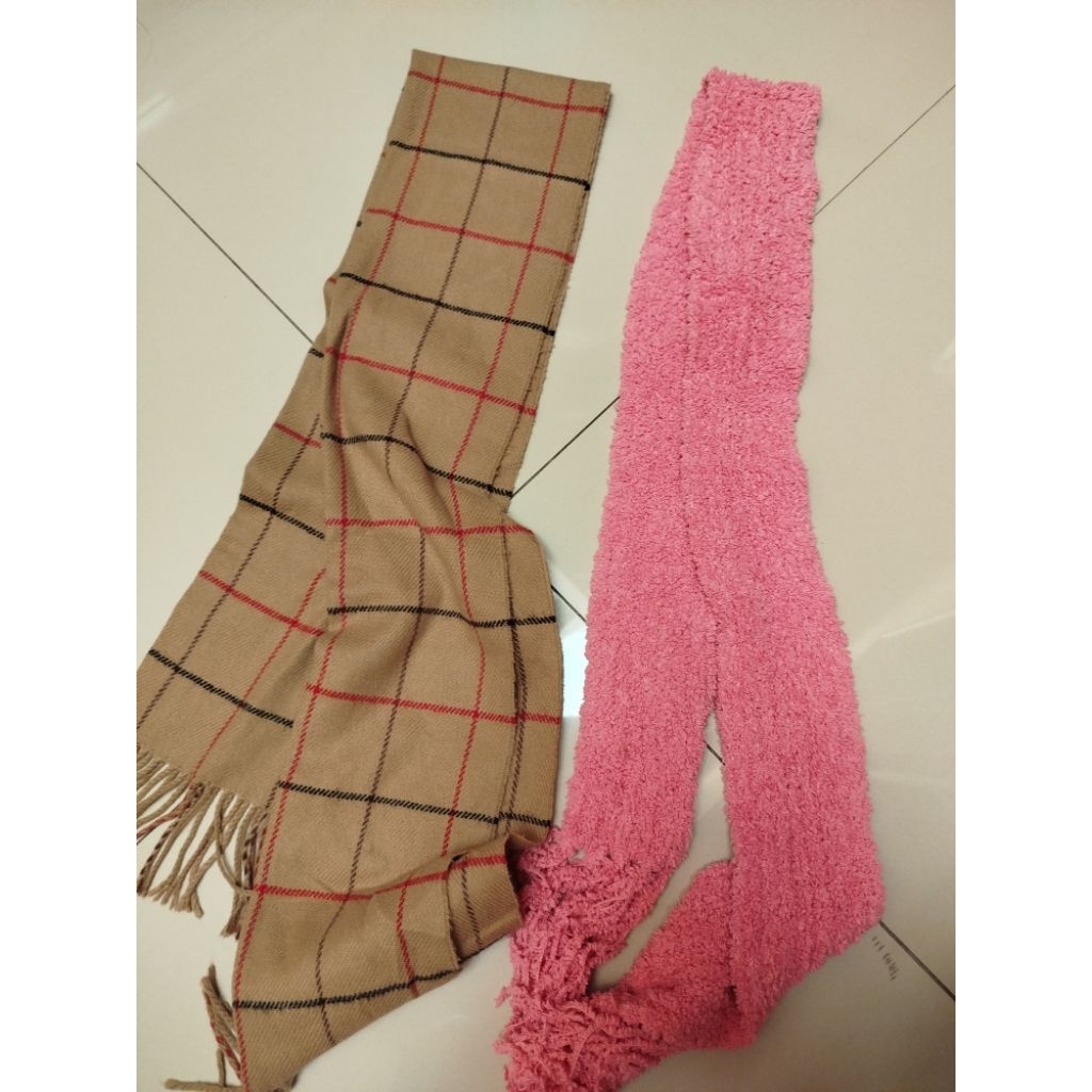 SYAL MURAH - SYAL SECOND MURAH - PENUTUP LEHER - SELENDANG