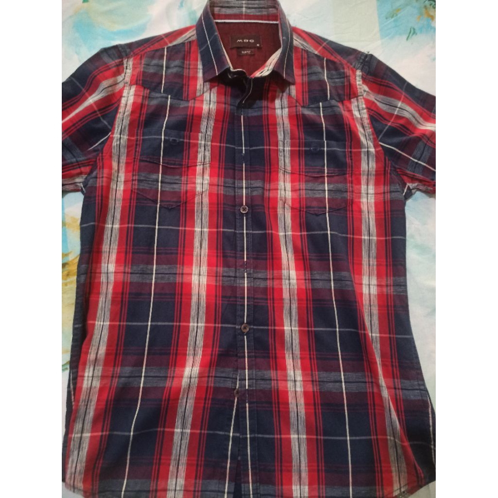 Kemeja Pria MOC lengan pendek