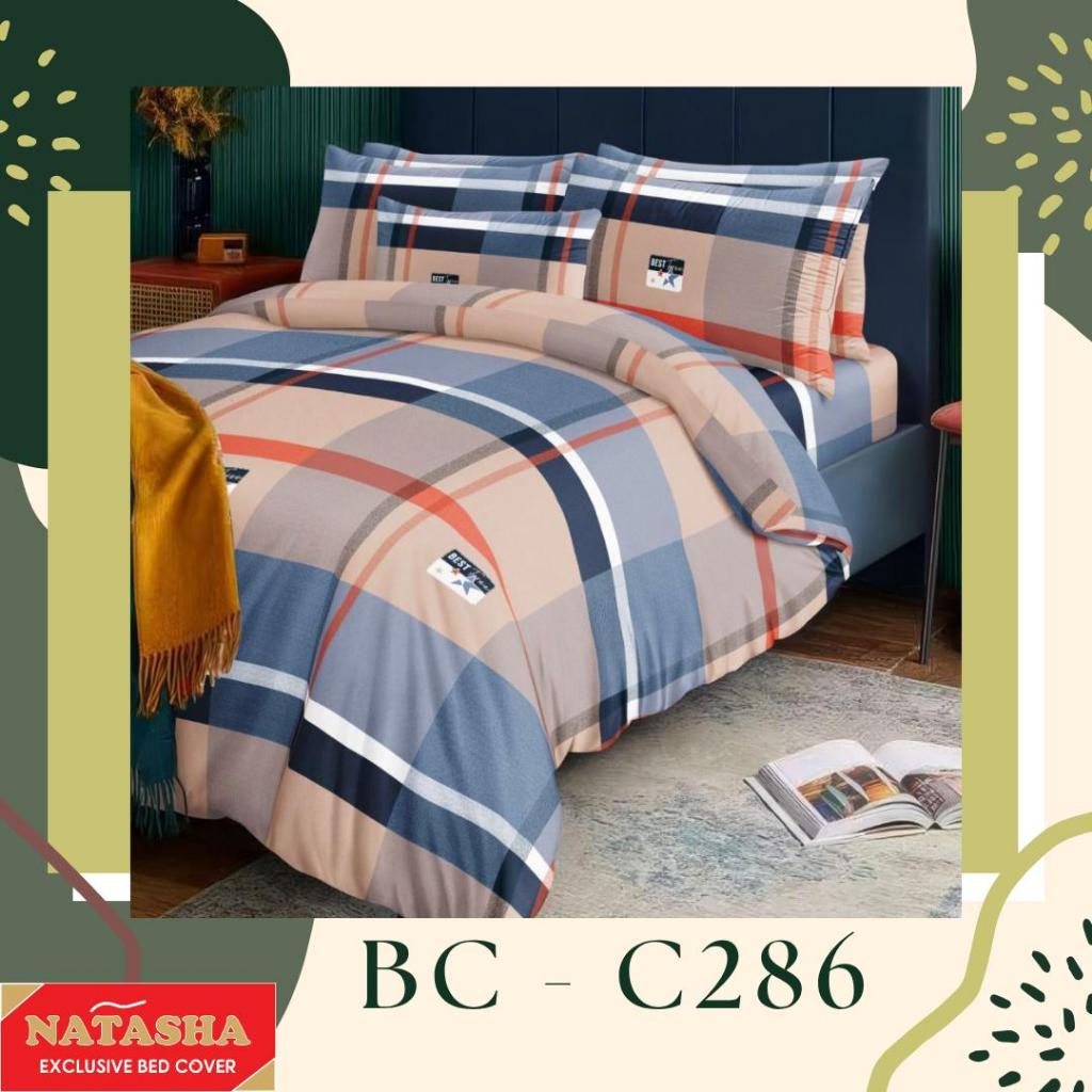 Bedcover Selimut sprei ukuran 180x200 king size motif aesthetic / kado pernikahan / bedcover set / b