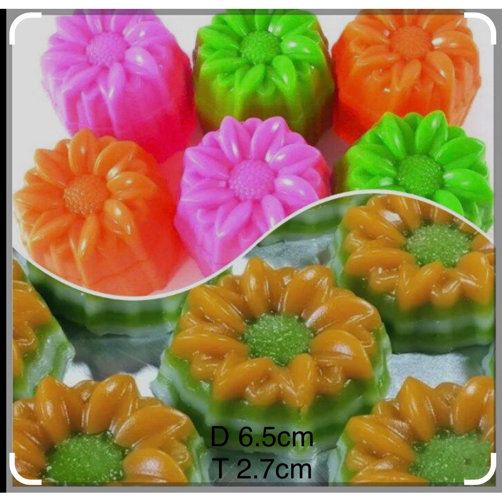Cetakan kue talam / Cetakan agar / Cetakan pastel / Cetakan jasmine / mawar / teratai / twister