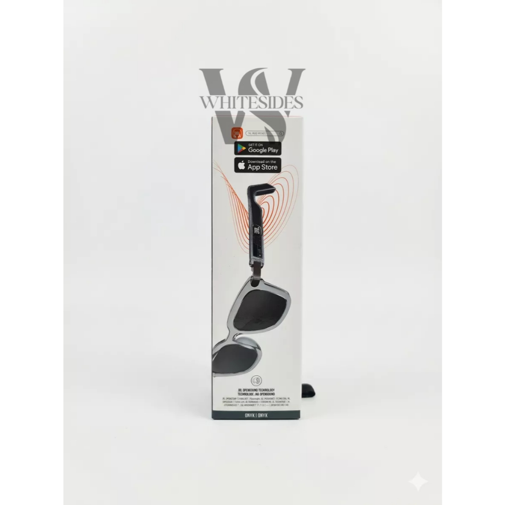 Onyx - Hitam JBL Soundgear Frames Square Circle Pearl Amber Gold White Black Putih Emas Meta AI Spea
