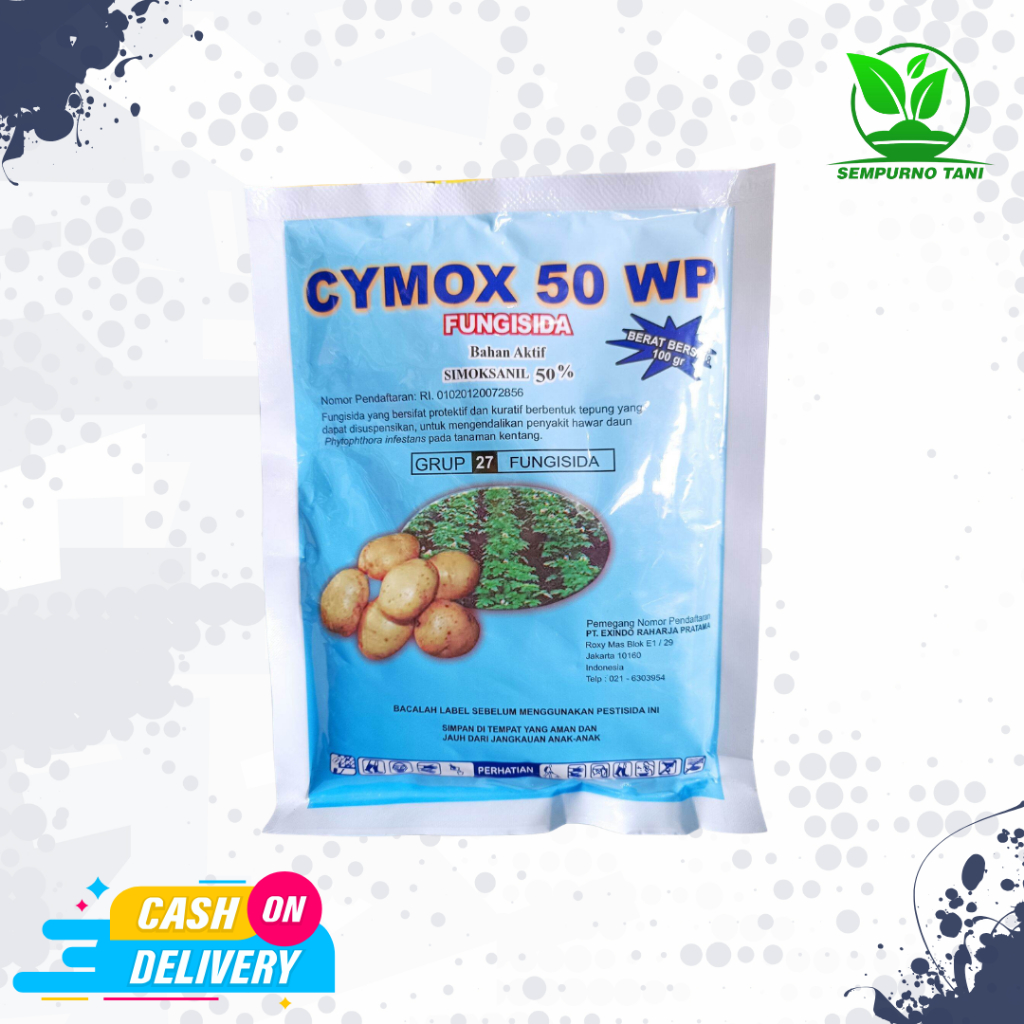 Fungisida Cymox 50 WP 100 ML Bahan Aktif Simoksanil