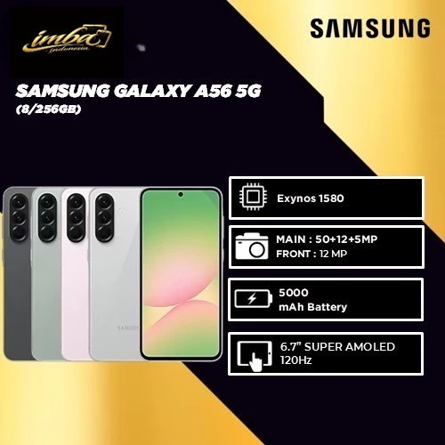 SAMSUNG GALAXY A56 5G NFC RAM  8/256GB GARANSI RESMI INDONESIA