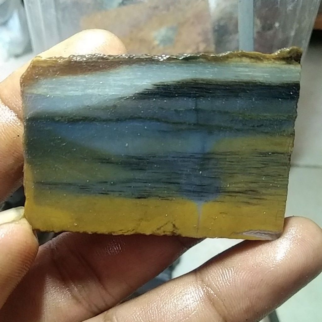 BATU FOSIL KELOR EMAS CRYSTAL