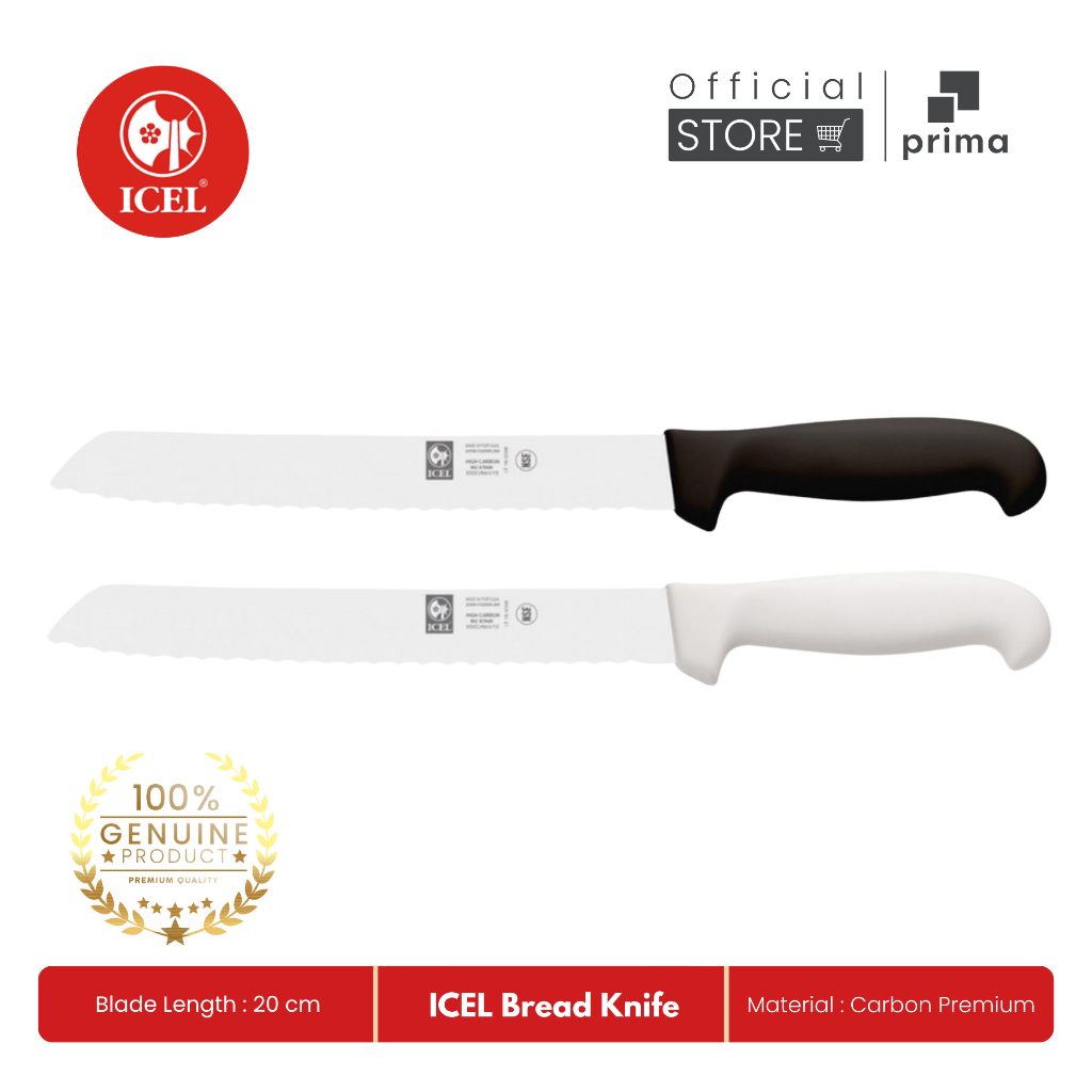Bread Knife 20 cm | Pisau Roti Original ICEL