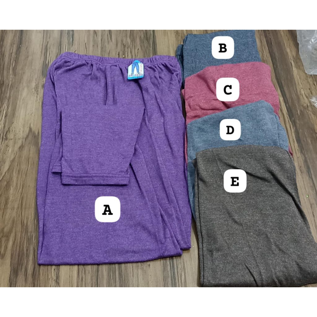 CELAMIS CELANA GAMIS MUSLIMAH WANITA / BAHAN KAOS RAYON POLOS ADEM / MENYERAP KERINGAT / WARNA RANDO