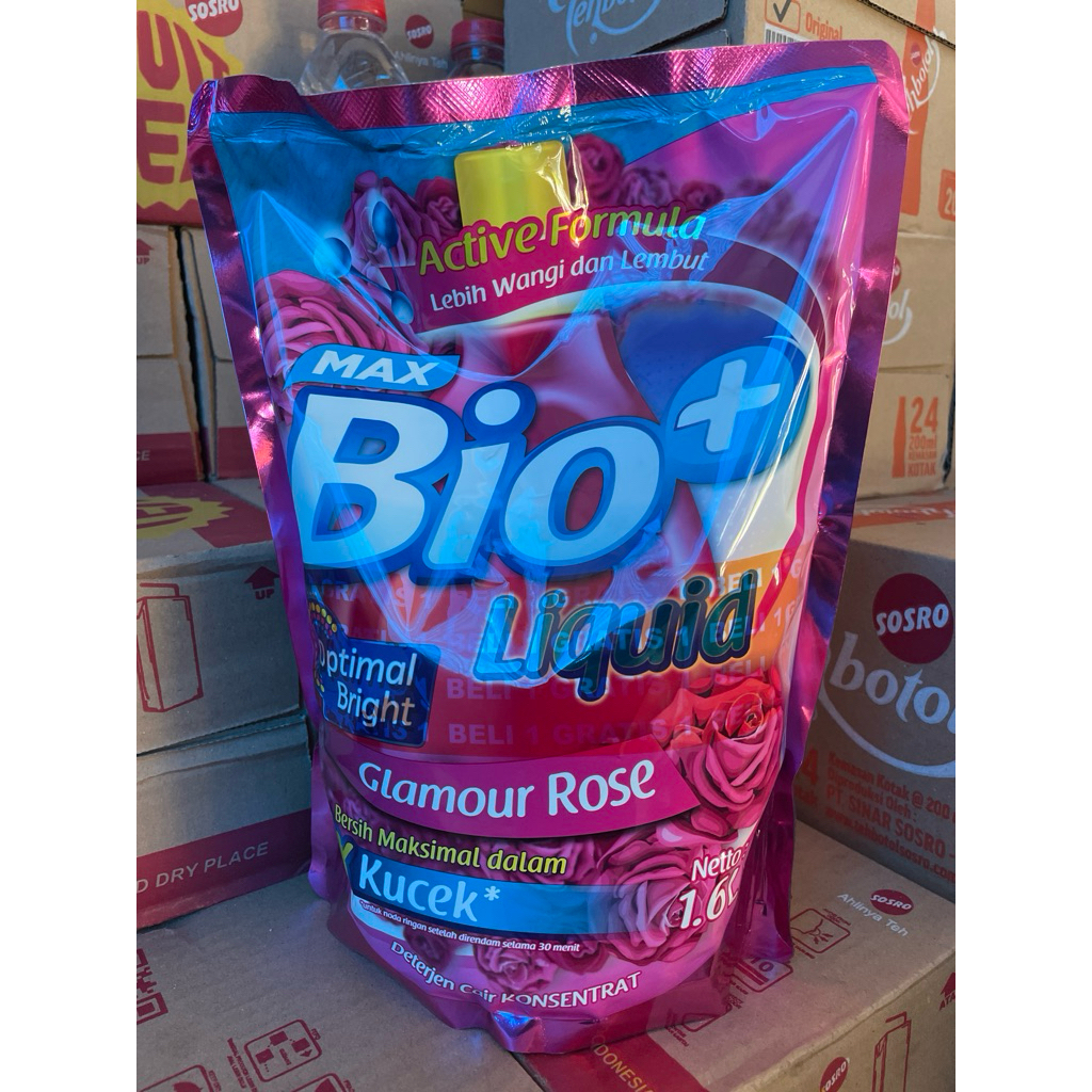 MAX BIO+ DETERGEN CAIR LIQUID 1,6L
