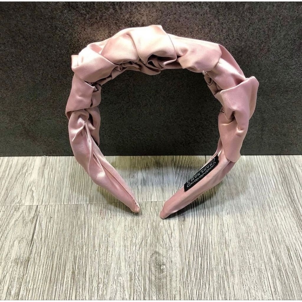 ANGELWISE- Bando pita kain 4 warna/Bando pita satin mewah/Bando premium pita satin