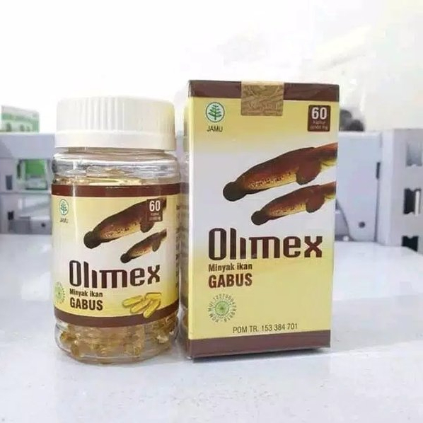 Kapsul ikan gabus penyembuhan luka jahitan tubuh OLIMEX