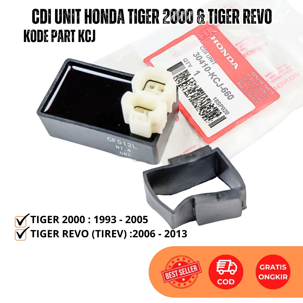 CDI Unit Assy Honda Tiger 2000 - CDI Honda Tiger Revo - Tirev KCJ Original